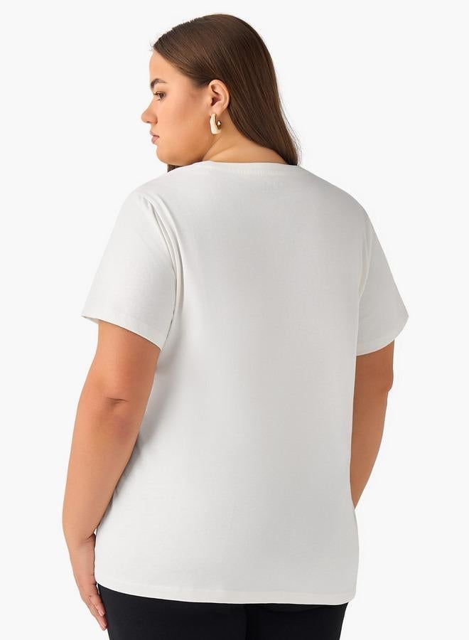  أولا بوبكن تي شيرت قطن بقصة مريحة وطبعة جرافيك من أولا بوبكن - Image 3